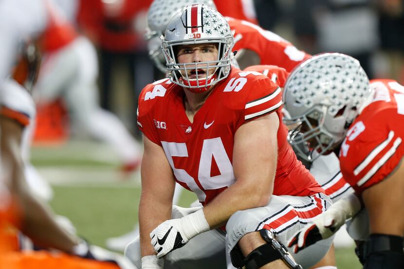 Ohio State offensive lineman Billy Price is pictured during a game against Illinois on...