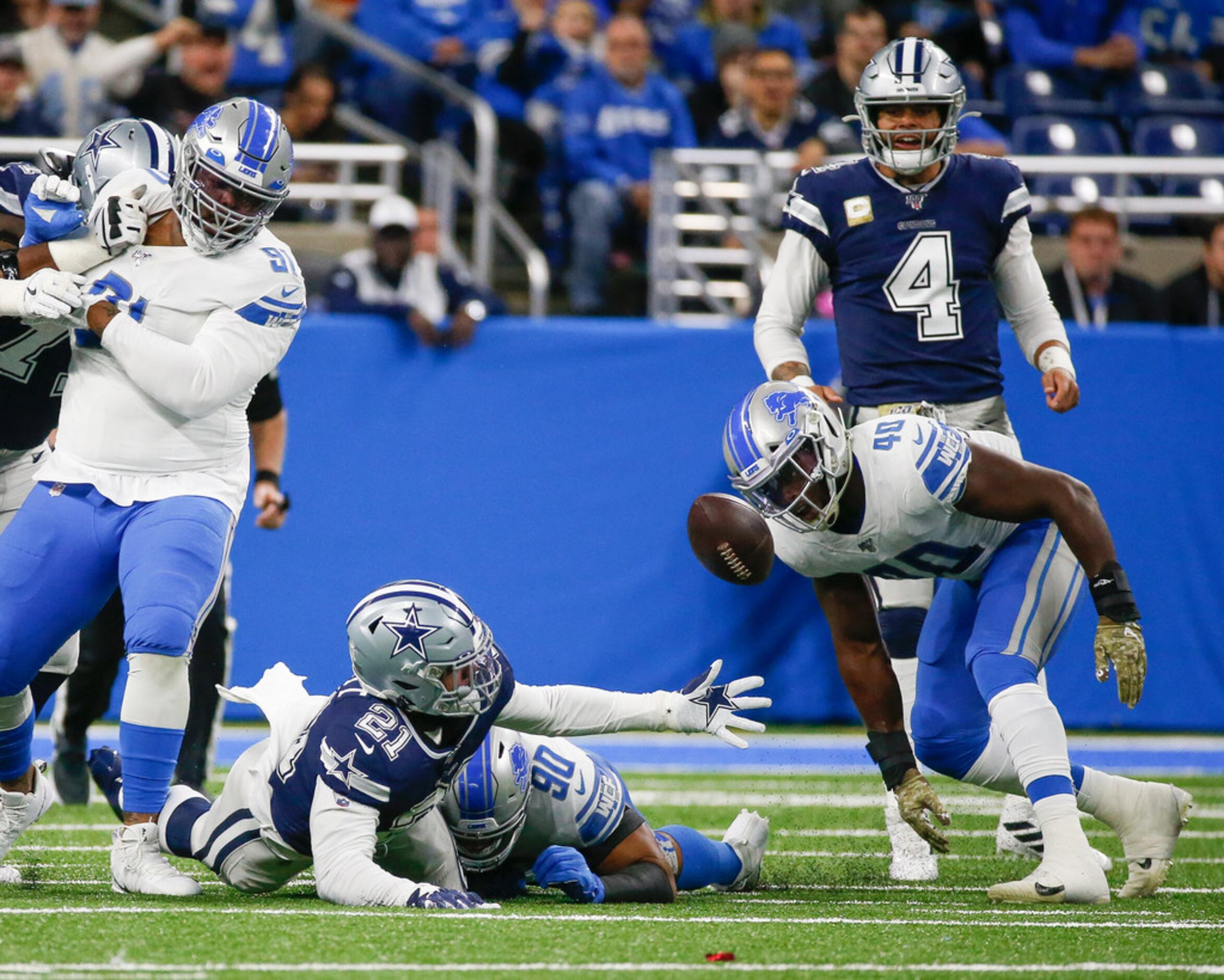 In this Sunday, Sept. 8, 2019, file photo, Dallas Cowboys wide receiver  Randall Cobb (18) finds …