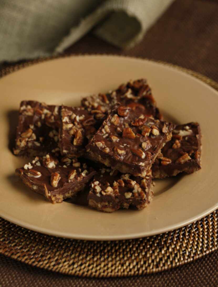 Baked Pecan Toffee.