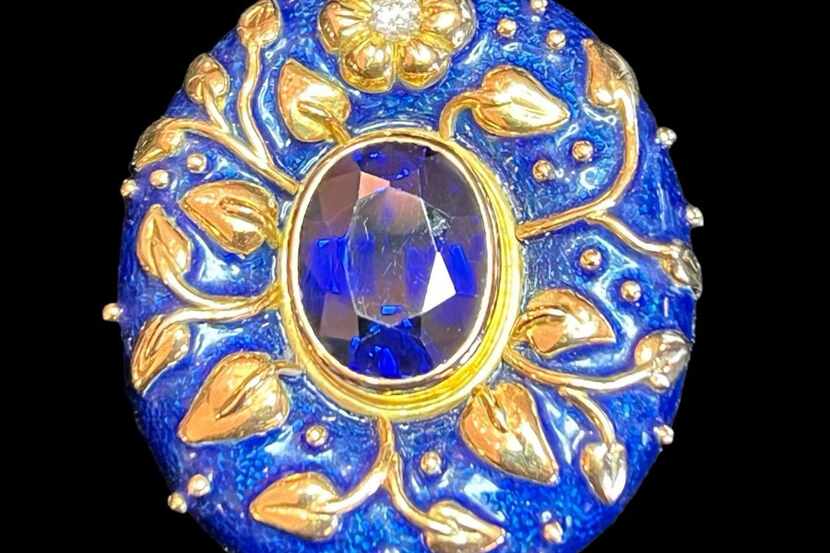 An Elizabeth Gage pendant that's in a Janelle Stone Estate Services sale Friday and Saturday...