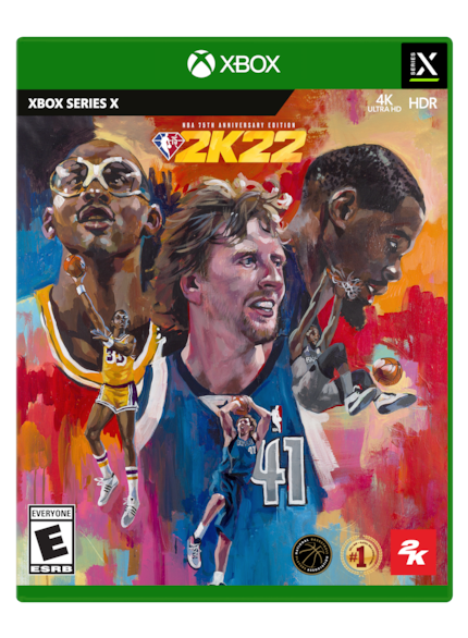 The legends edition cover of NBA 2K22, the latest entry in the basketball video game series,...