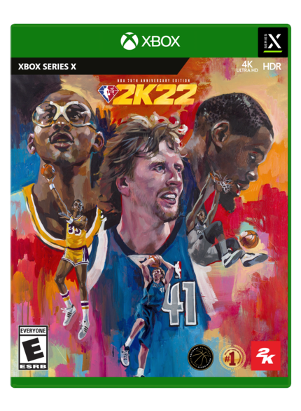 The legends edition cover of NBA 2K22, the latest entry in the basketball video game series,...