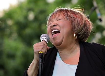 Mavis Staples performs during the Old 97's County Fair at Main Street Garden in Dallas.
