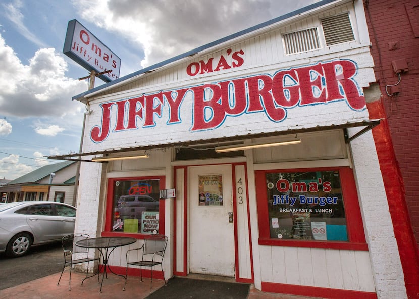Oma's Jiffy Burger in Waxahachie, Texas, is photographed on Friday, Sep. 13, 2019. The...