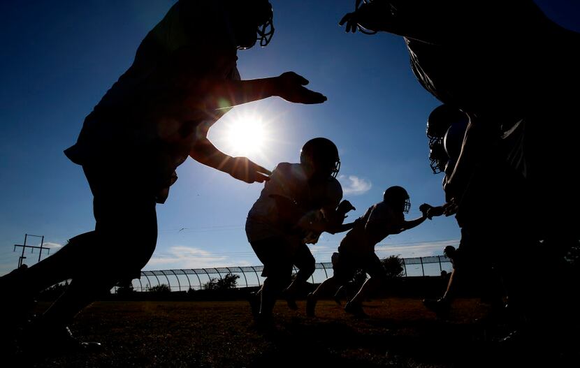 The practice field gives Gainesville State School football players a brief escape from the...