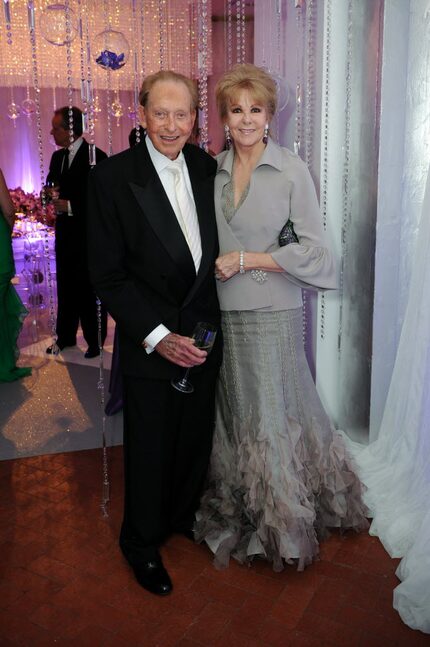 Harold and Annette Simmons at The Sweetheart Ball at the Brook Hollow Golf Club in April...