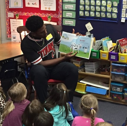 Texas Rangers pitcher Kumar Rocker is pictured here as a high schooler, where he was...