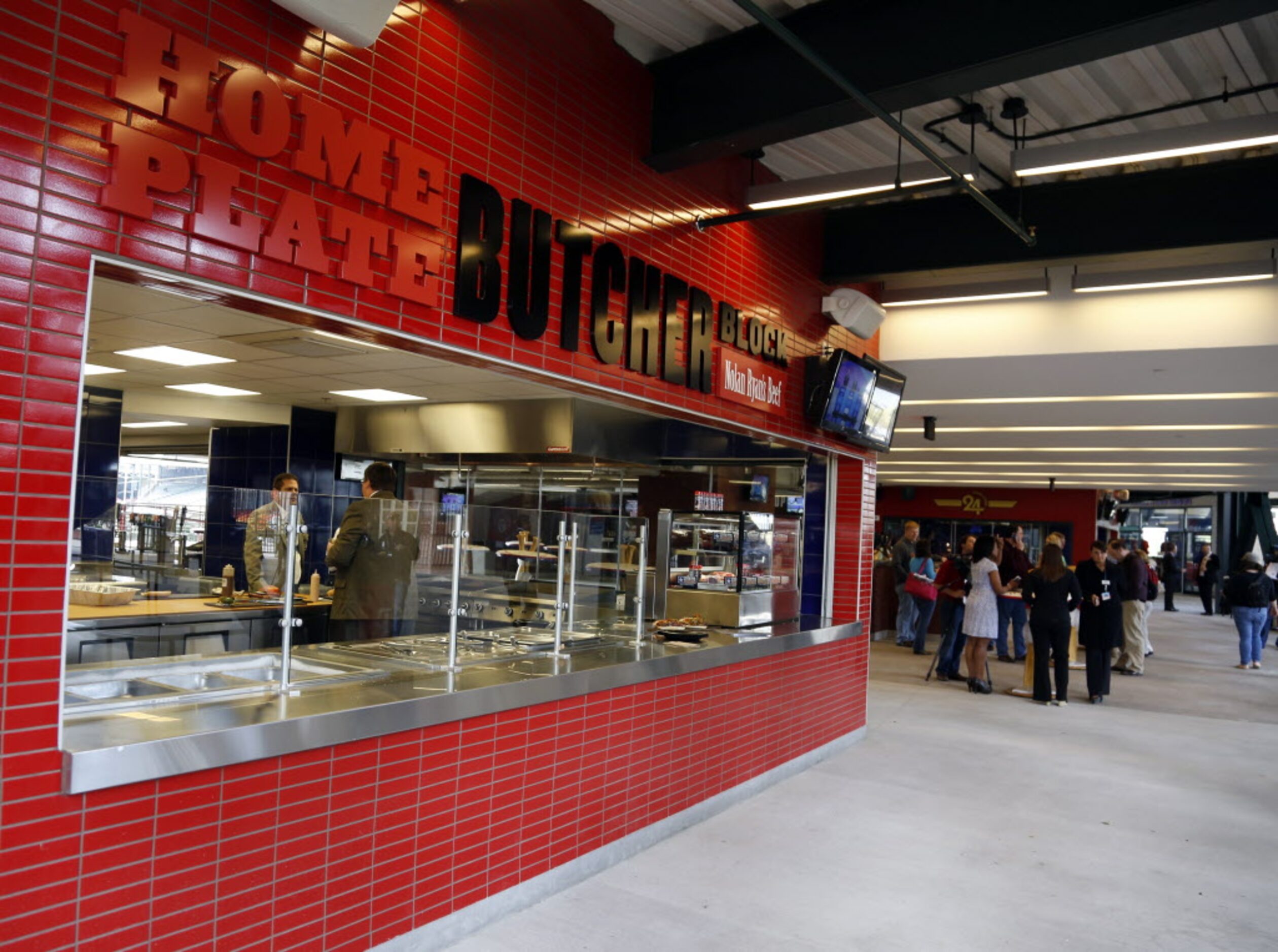 Home Plate Butcher Block is one of the new concession additions this season at Rangers...