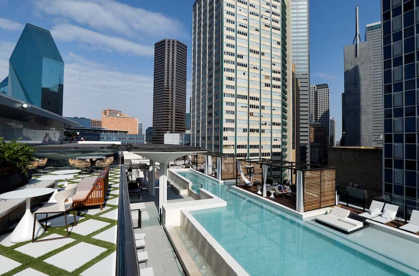 The National, a 52-story Elm Street building, which has been renovated into a mixed-use...