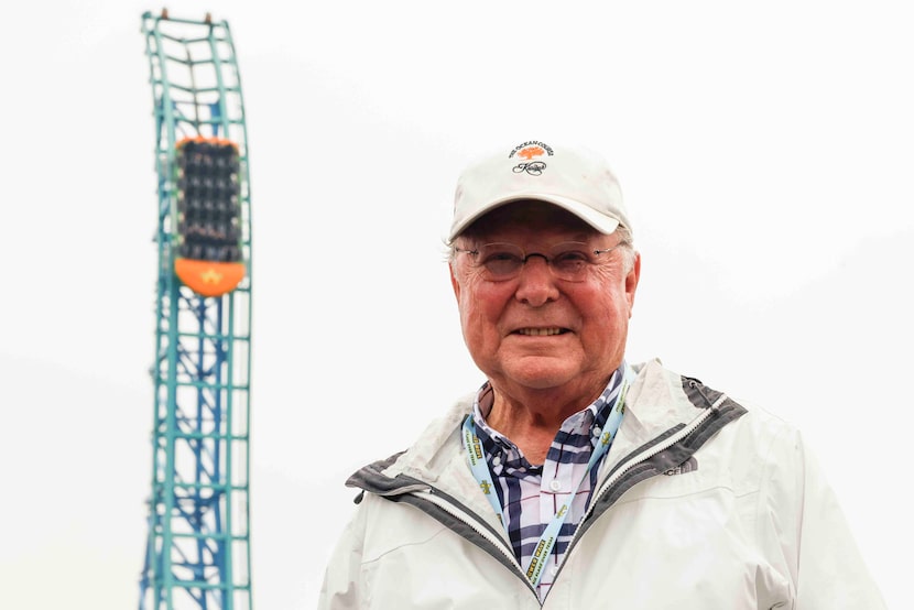 Former Executive Vice President of Six Flags Cooperation, Errol McKoy poses for a portrait...