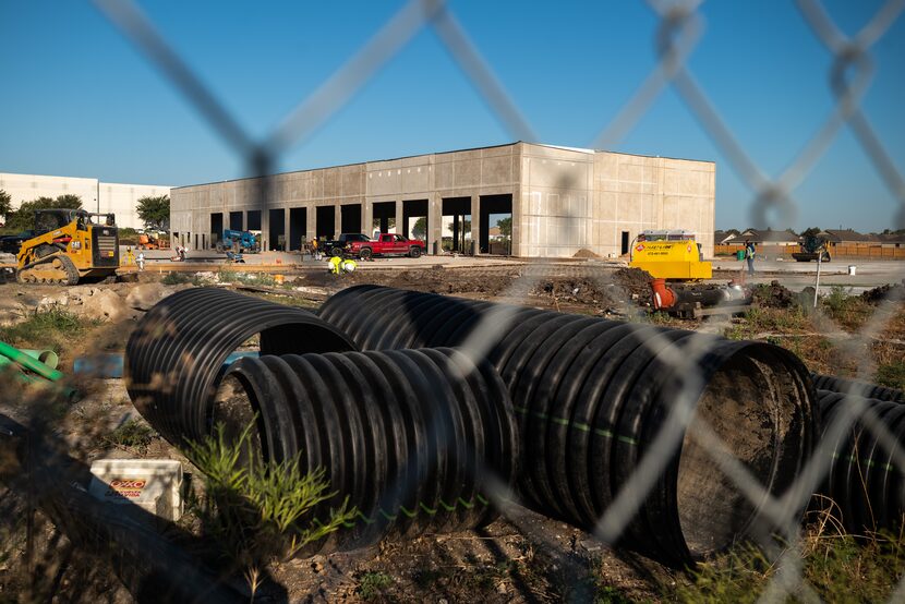 Construction of a new industrial building on 1333 W. Wintergreen Road in Hutchins. The area...