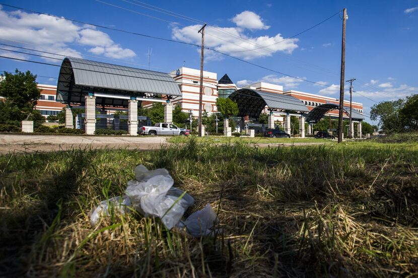  A vacant lot sits in the 4600 block of Lancaster Rd., in Dallas, where the Patriot's...