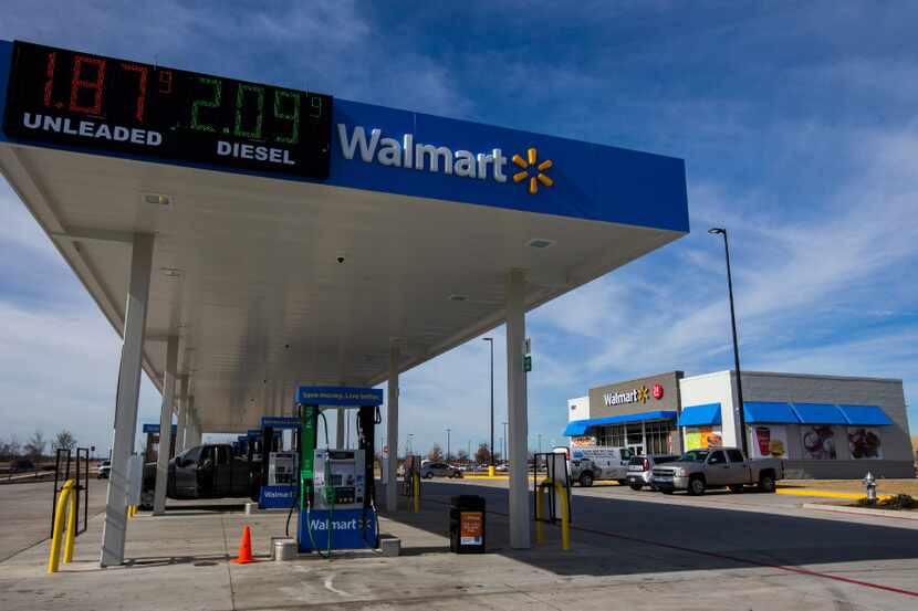 The exterior of a new Walmart convenience store on Wednesday, February 8, 2017 on FM 1187 in...