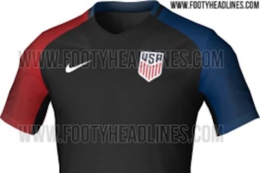 the rumored new USMNT away jersey via footheadlines.com