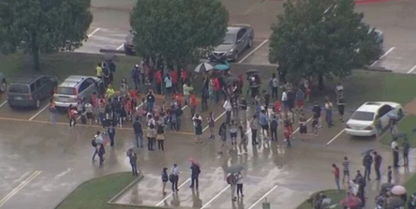 The University of Texas at Dallas was evacuated briefly on Tuesday afternoon after a bomb...