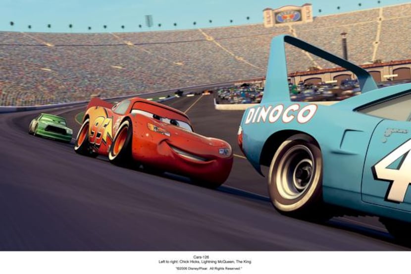 
Lightning McQueen in “Cars”
