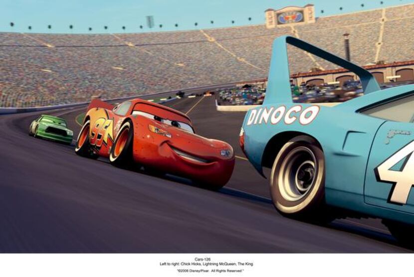 
Lightning McQueen in “Cars”
