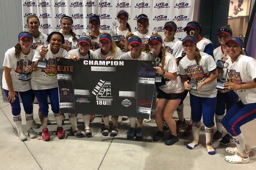 The Texas Glory select softball team won the 18U USA Elite Select World Fastpitch...