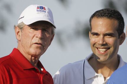 Some Republicans are upset that former President George W. Bush, his nephew George P. Bush...