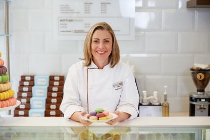 Chef Andrea Meyer of Bisous Bisous Patisserie in Dallas. 