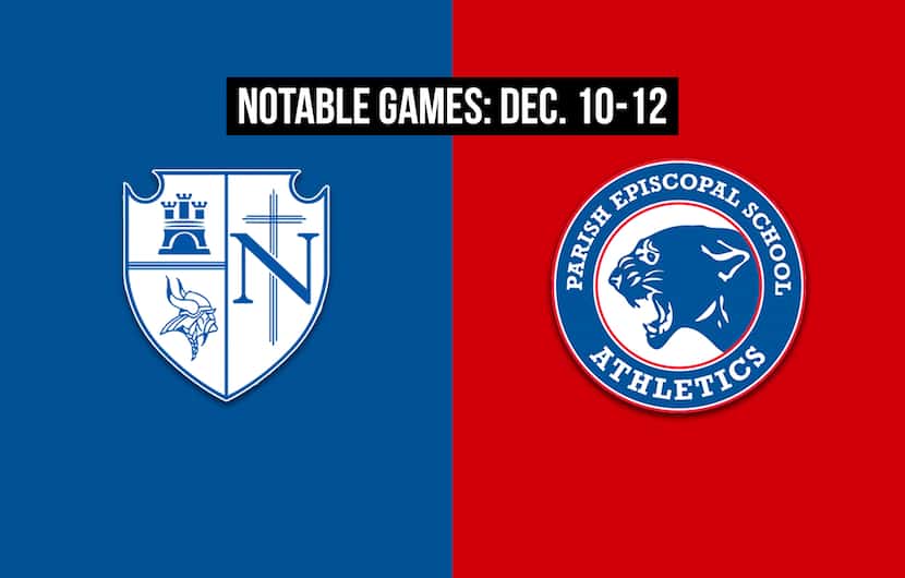 Notable games for the week of Dec. 10-12 of the 2020 season: Fort Worth Nolan vs. Parish...