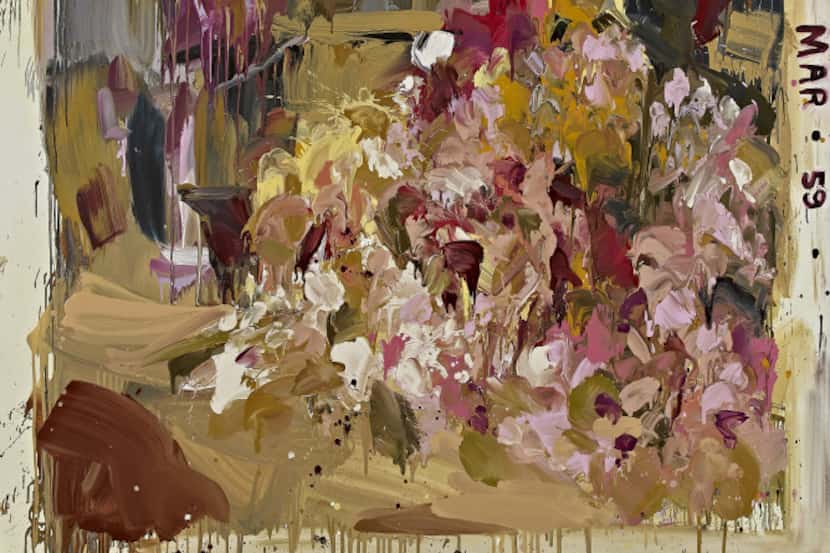 Works by Laura Lancaster will be on display at the Dallas Art Fair. Shown is "Paint Heap" by...