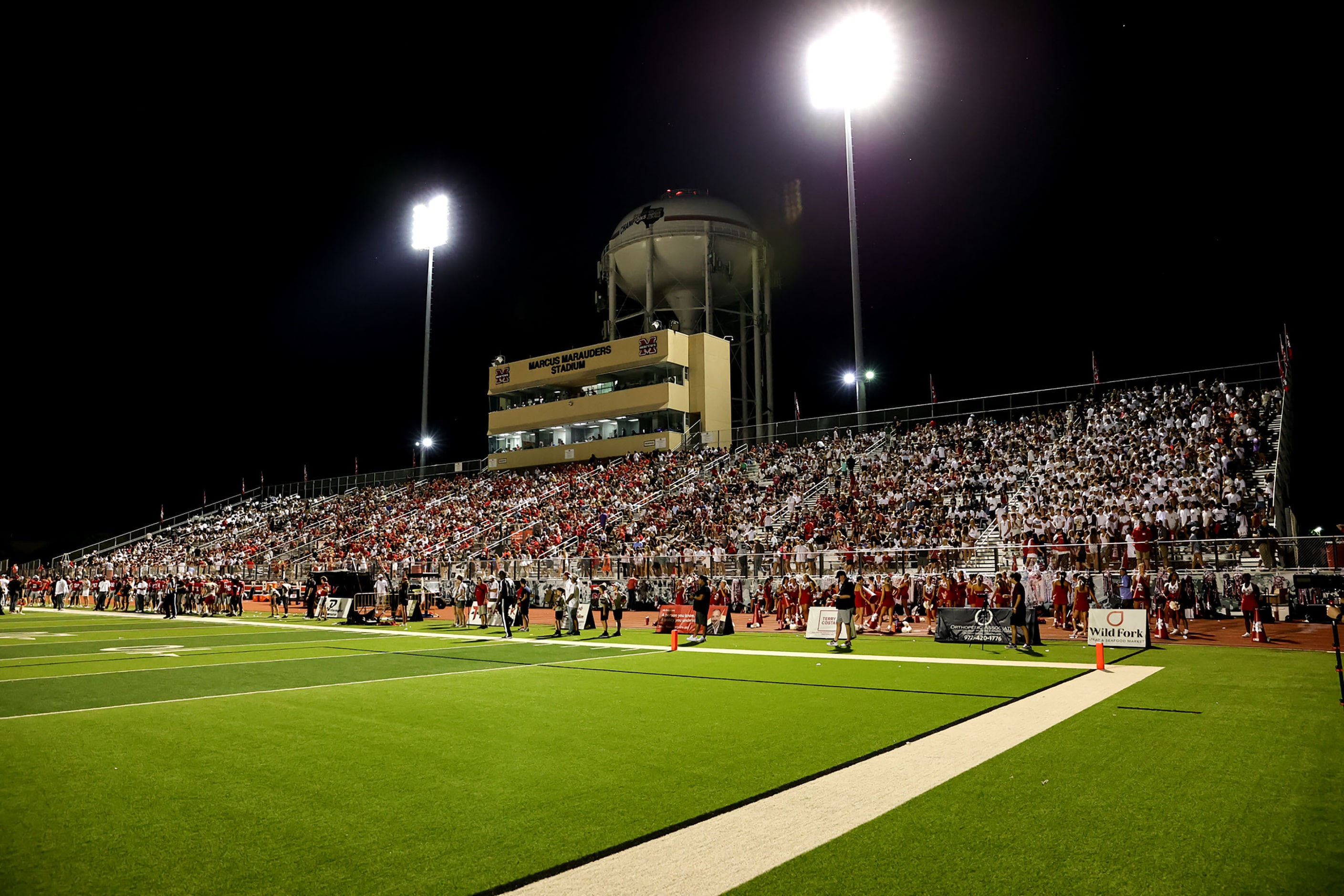 Flower Mound Marauder Stadium, Sept 13, 2024.  (Steve Nurenberg/Special Contributor)