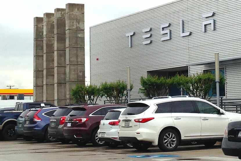  Tesla recently opened a showroom and service center south of Love Field in Dallas on Cedar...