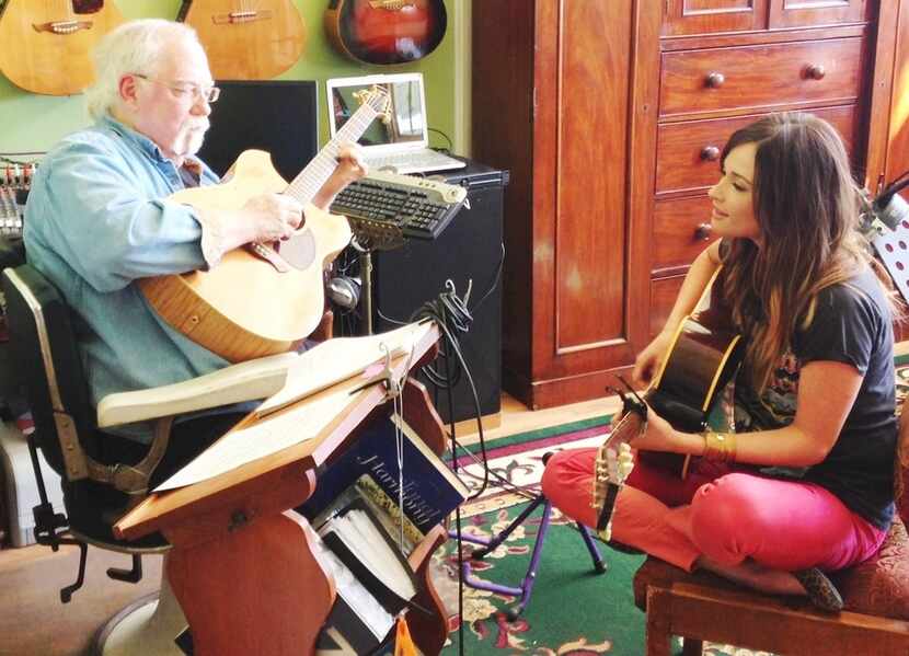 Country music superstar Kacey Musgraves visits her longtime mentor, John DeFoore, in...