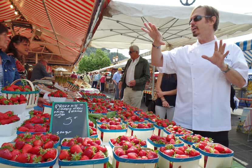 
Windstar executive chef Michael Sabourin finds the choicest strawberries at a farmer's...
