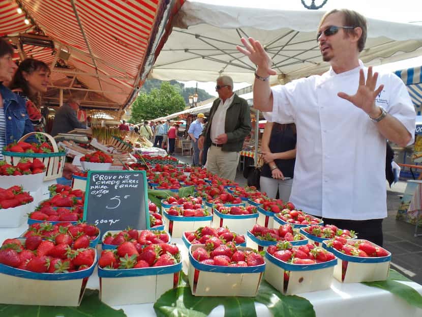 
Windstar executive chef Michael Sabourin finds the choicest strawberries at a farmer's...