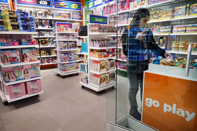 An interior view of the newly opened Toys R Us store in Terminal A  at DFW Airport, Nov. 27,...