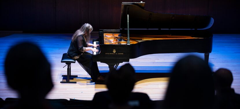 Pianist Liudmila Georgievskaya performs Shostakovich's Prelude and Fugue in D minor (1951)...