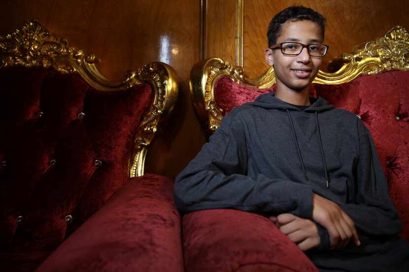 Ahmed Mohamed, the Muslim teenager who was suspended for bringing a homemade clock to school...