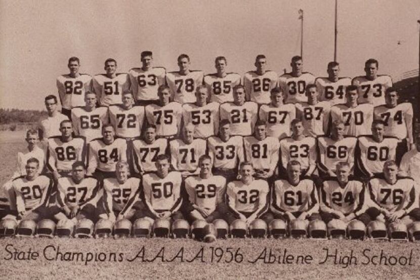 ORG XMIT: S125C8FD4 Abilene High School 1956 state champs.
06102007xSPORTS