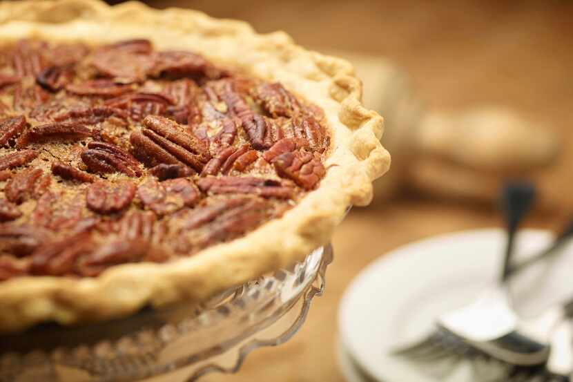 This Oct. 14, 2016 photo provided by The Culinary Institute of America shows pecan pie in...