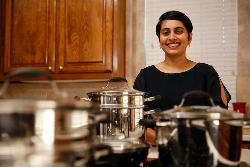 Asha Kangralkar, cofounder and CEO of Avacraft, operates her growing company from her Plano...