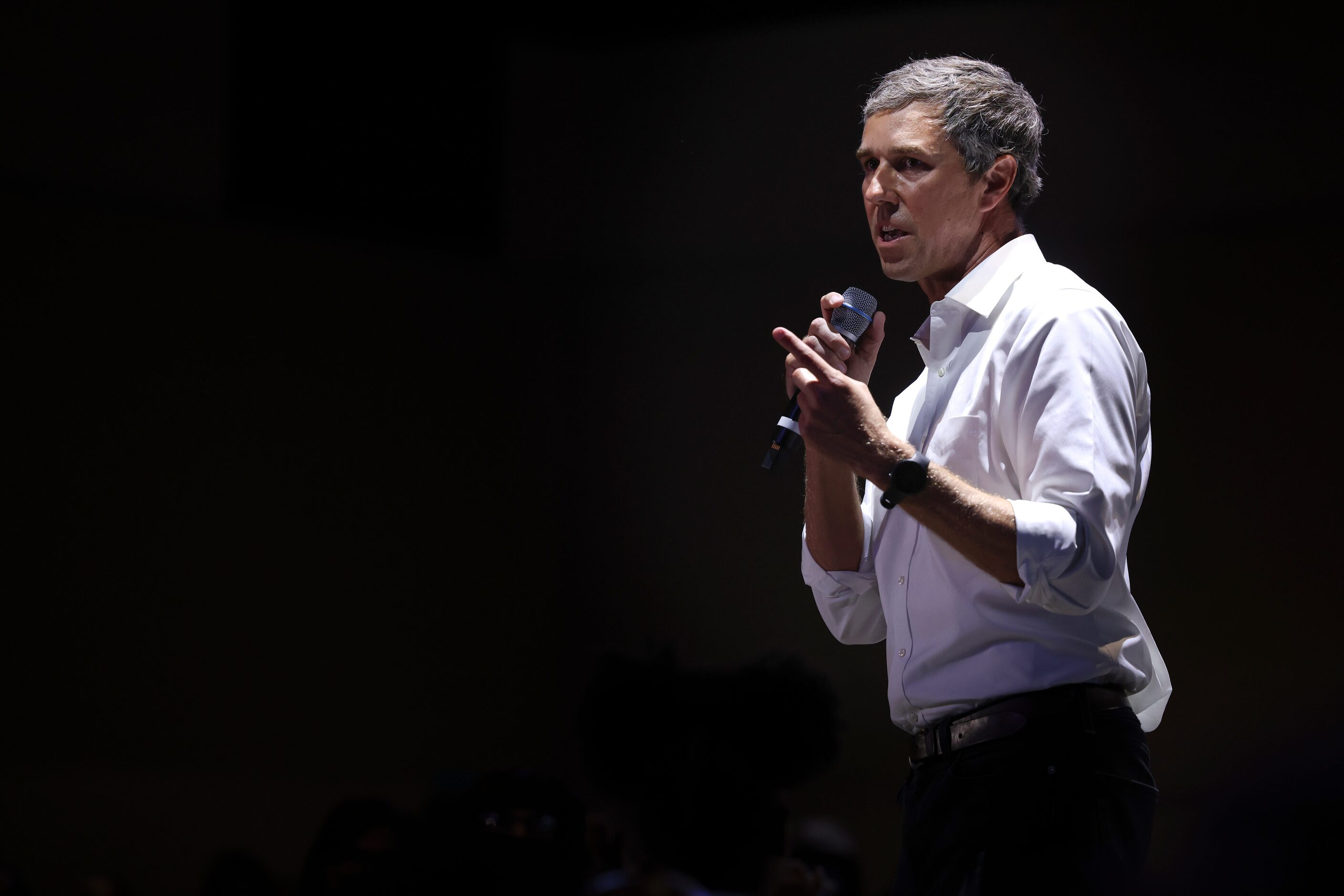 Democratic Governor Candidate Beto O'Rourke speaks Saturday, August 20, 2022 at Disciple...