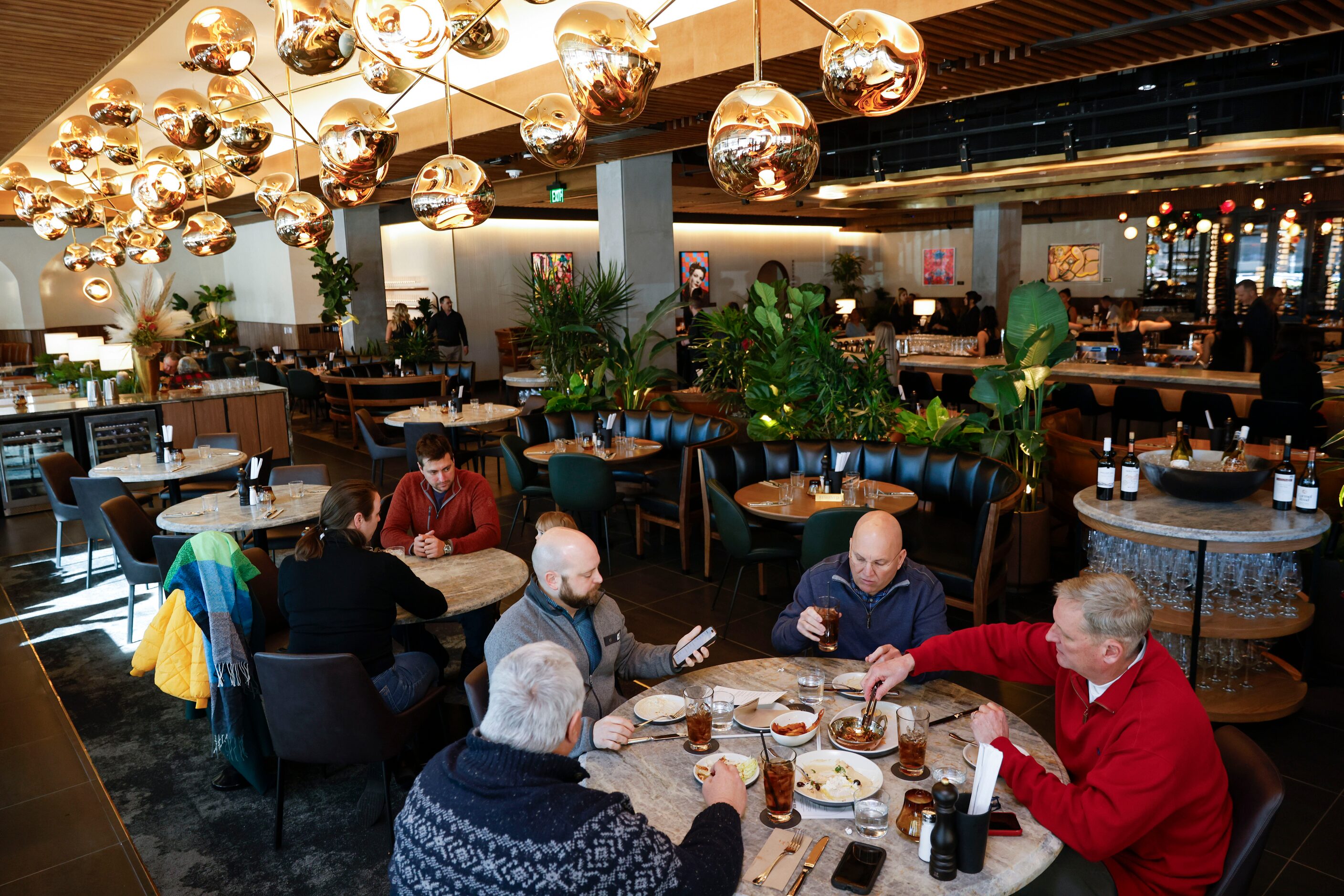 Invited guests try out Joey in NorthPark Center in the days leading up to its Dallas opening.