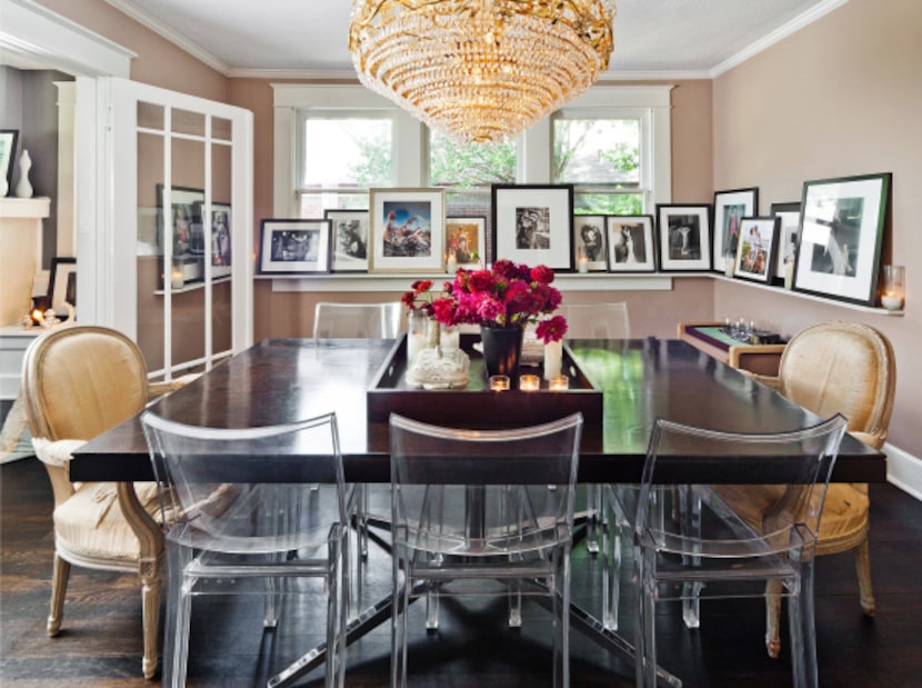 “This is a dining room that people will actually hang out in for a cocktail party, so it...