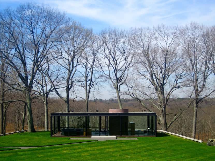 The Glass House, or Johnson house, is a historic house museum in New Canaan, Conn. Built in...