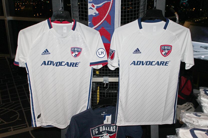 2/12/19 (Dallas, TX): The FC Dallas 2019/20 secondary jersey by adidas is presented in both...