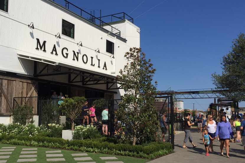 A new entrance and landscaping are part of the improvements made this summer at Magnolia...