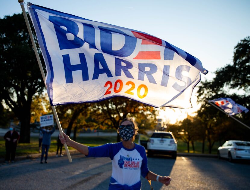 “I can breathe. I feel incredible,” said Jill Cochran of the Funky East Dallas Democrats, as...