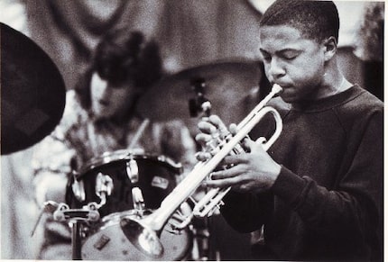 Roy Hargrove rehearses while at Booker T. Washington High School.