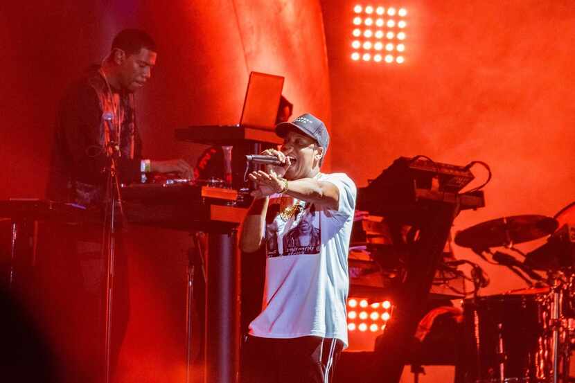 Jay-Z performs in concert on the first day of week two of the Austin City Limits Music...