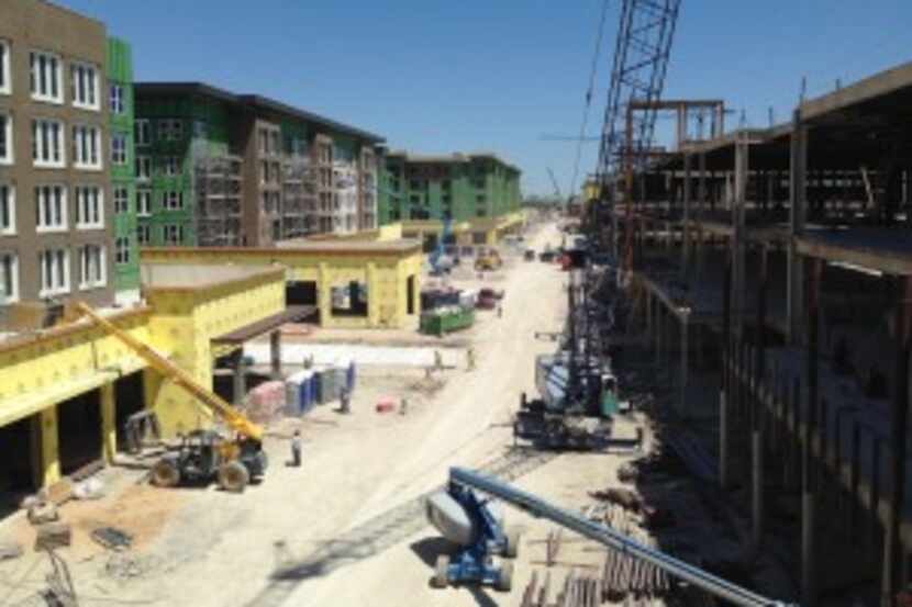  Legacy West Urban Village is under construction at the Dallas North Tollway and Legacy...