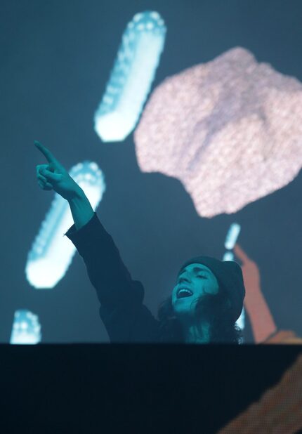 Porter Robinson performs during Lights All Night.