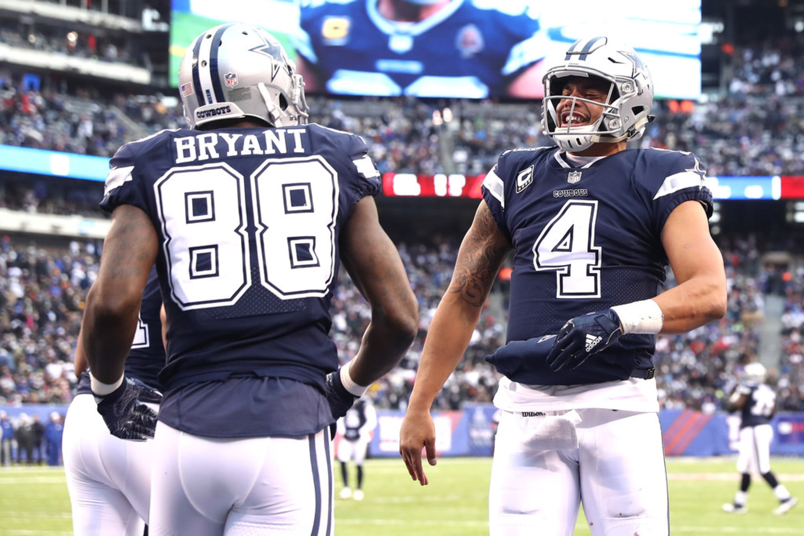 Dez Bryant's Extremely Happy Celebration after Cowboys Win Late