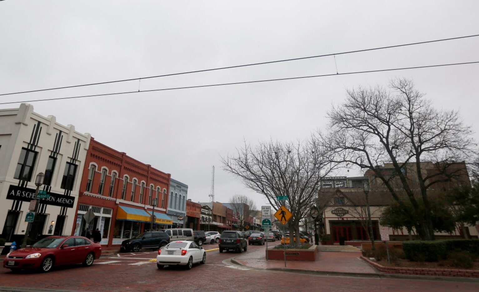 A view of historic downtown Plano